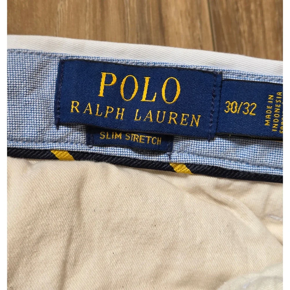 Polo Ralph Lauren Slim Stretch Pants Men's Size 30x32 White